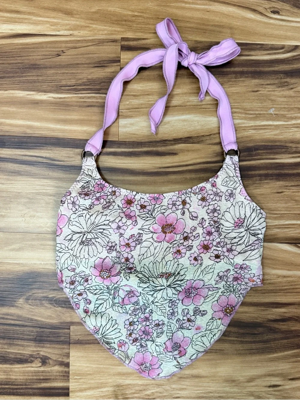 Y2K BECCA 🌺 Floral Halter Swim 2 Piece Set Medium